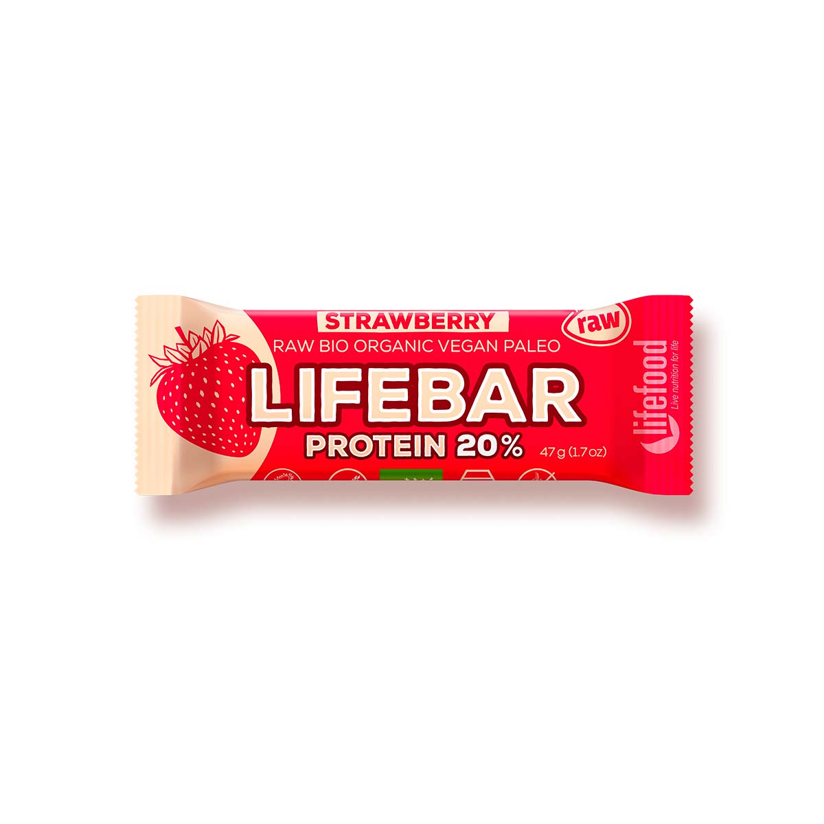 lifebar Protein - Erdbeere Bio