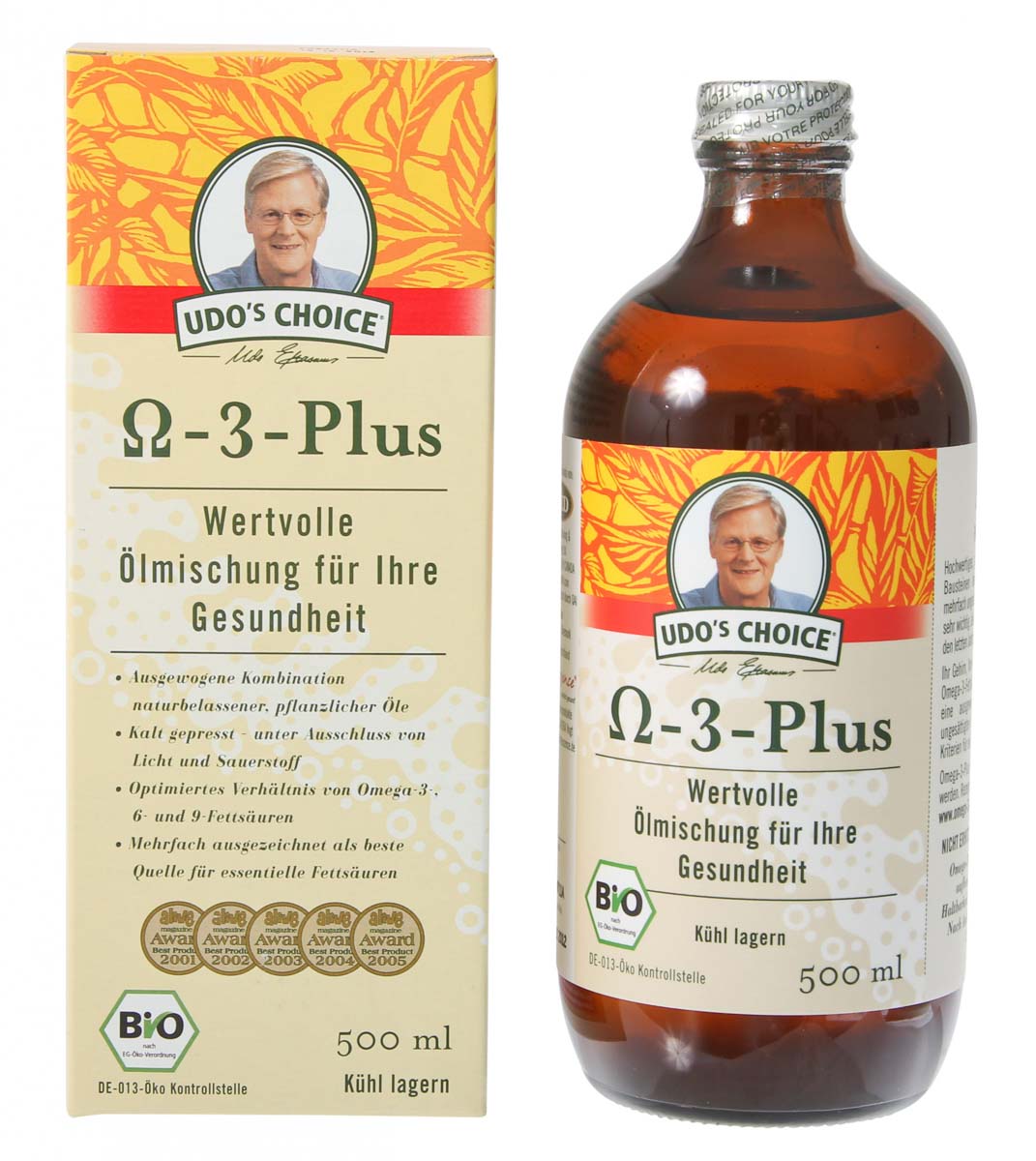 Omega-3-Plus Ölmischung Bio 500 ml