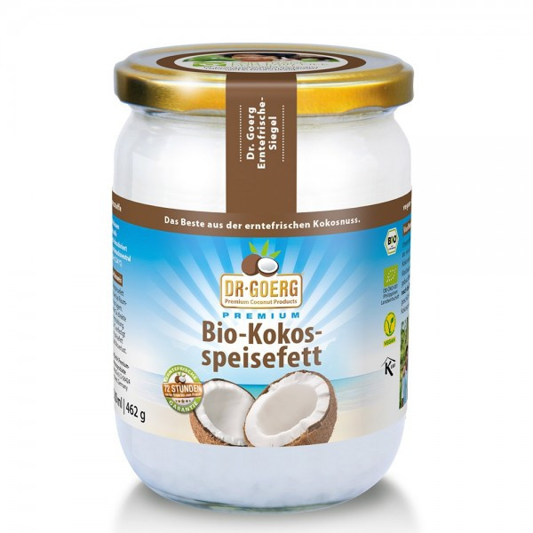 Kokosspeisefett Bio 500 ml, Dr. Goerg