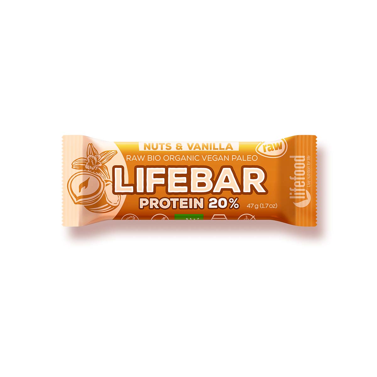 lifebar Protein - Vanille + Nuss Bio