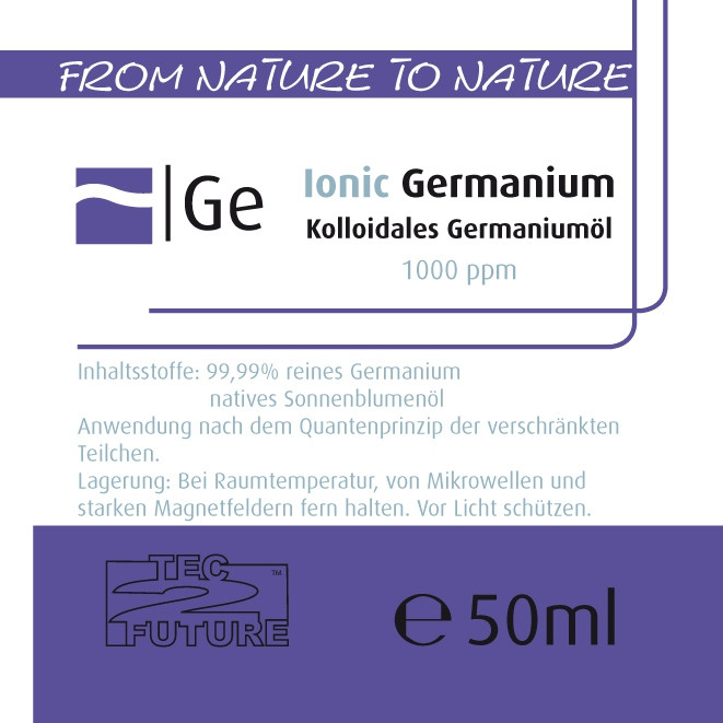 Ionic kolloidales Germanium Öl 50 ml