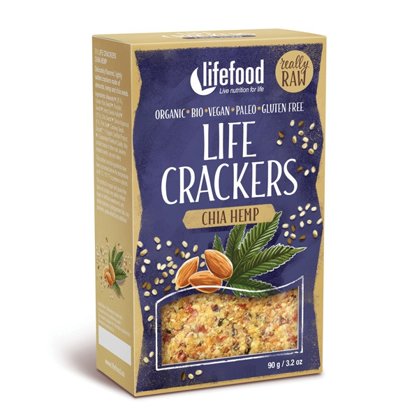 Life Cracker Chia Hanf Bio von Lifefood
