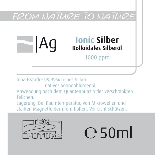 Ionic kolloidales Silber Öl