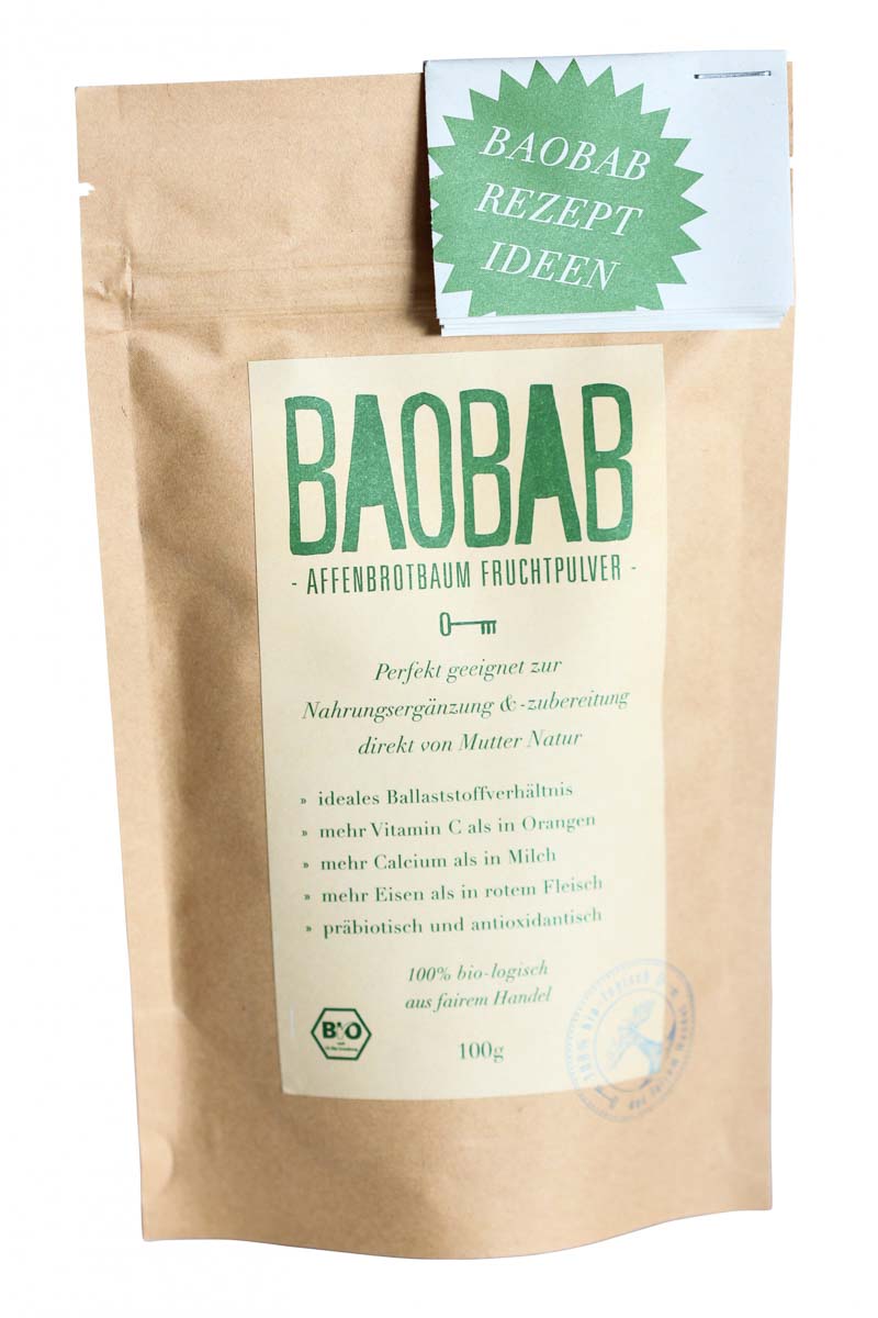 Baobab 500 g (Bio-Rohkostqualität, Fair Trade)