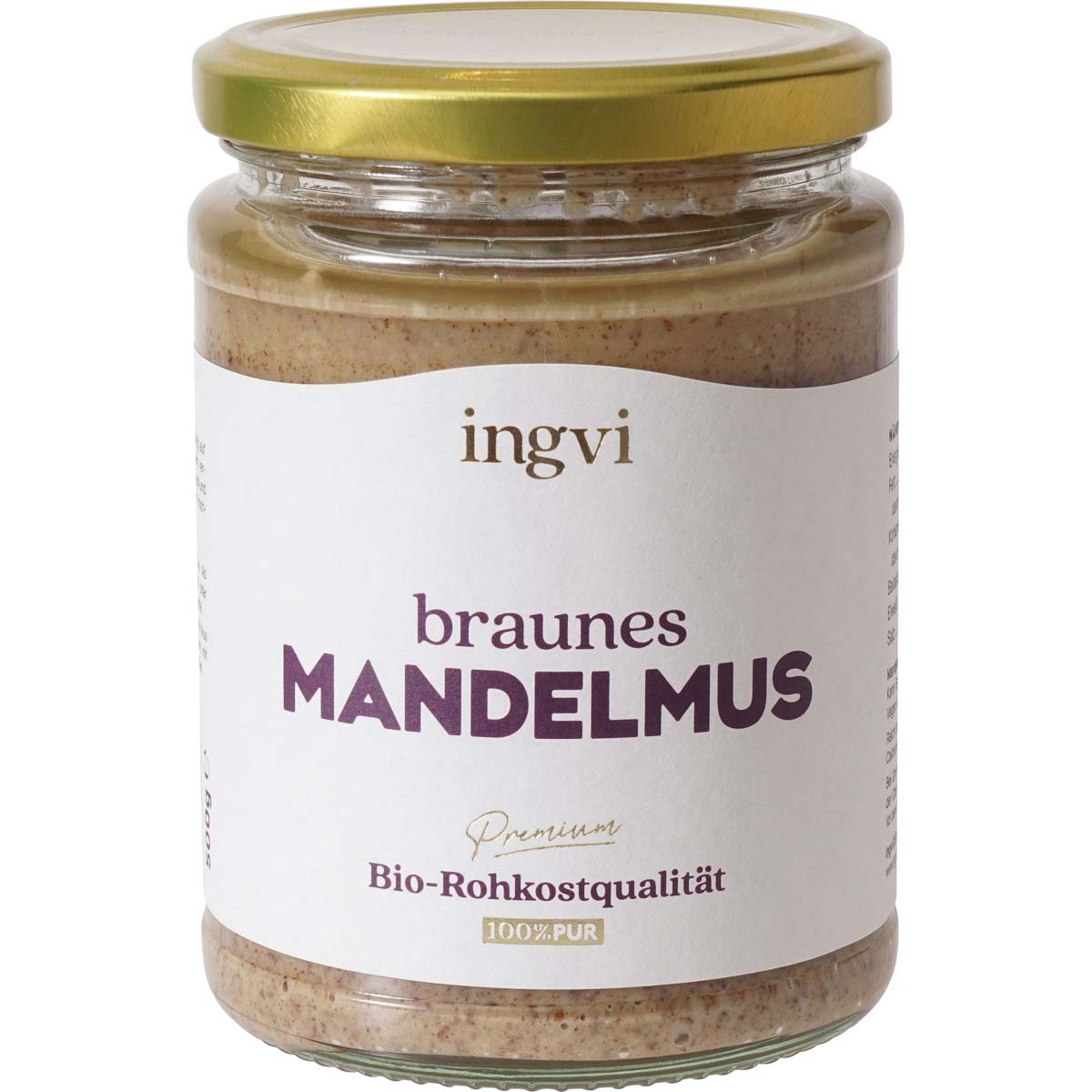 Mandelmus braun Bio,  ingvi 500 g