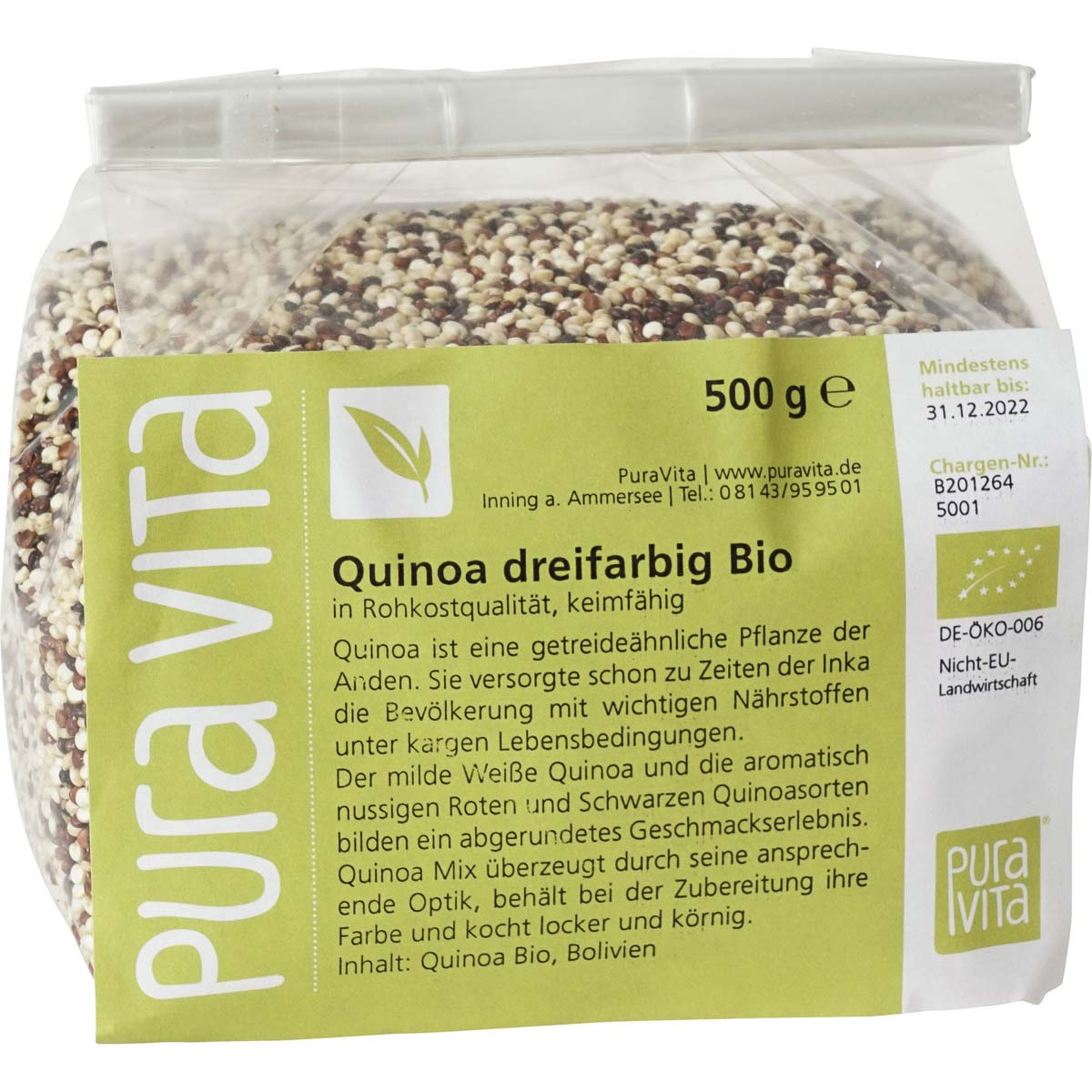 Quinoa dreifarbig Bio 500 g