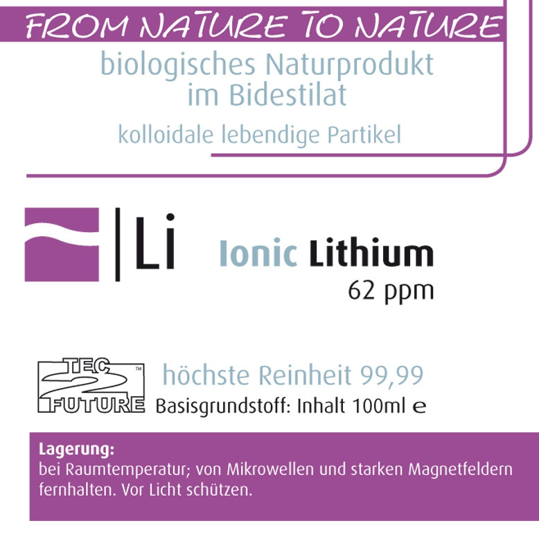 Ionic kolloidales Lithium 100 ml