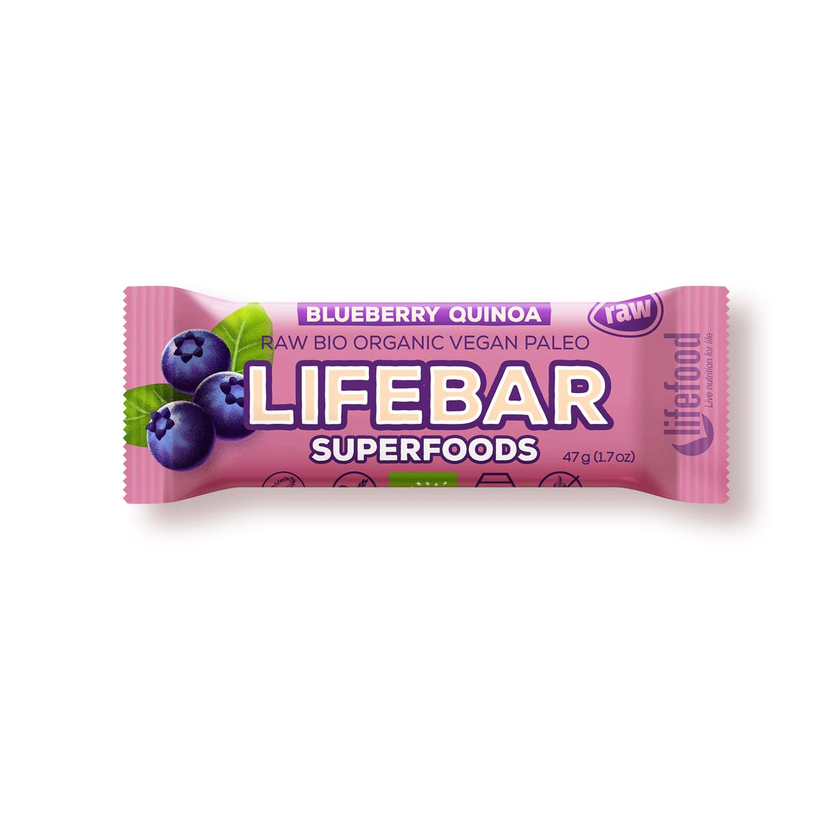 lifebar superfoods - Blaubeere + Quinoa