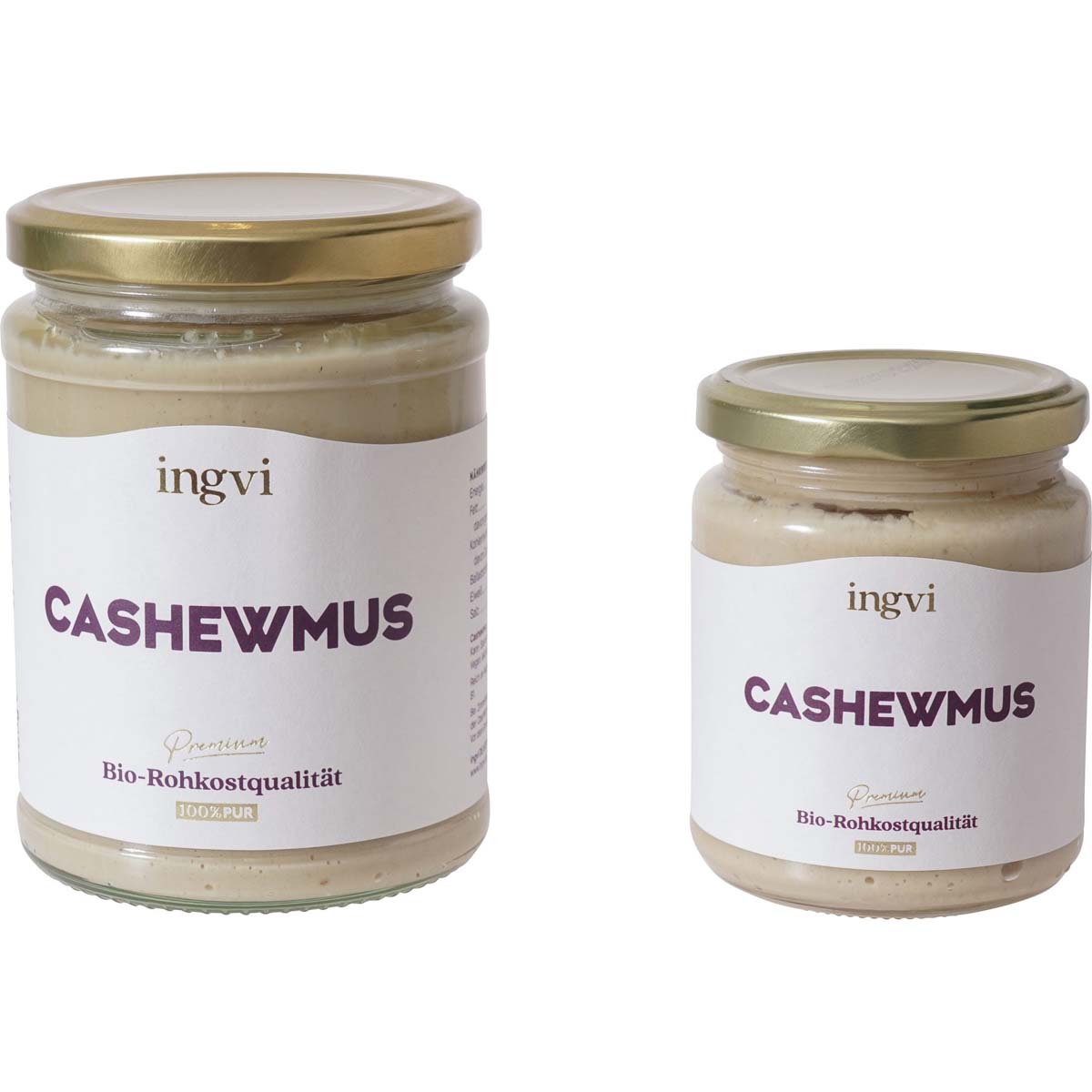 Cashewmus Bio, roh, ingvi 250 g